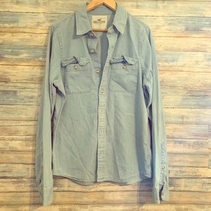 Hollister Jean button down shirt